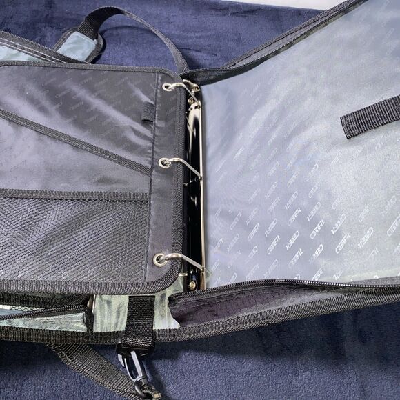 Case-it The Dual 1.5 " Dual 3 Ring Binder Turquoise NWOT - Picture 4 of 5